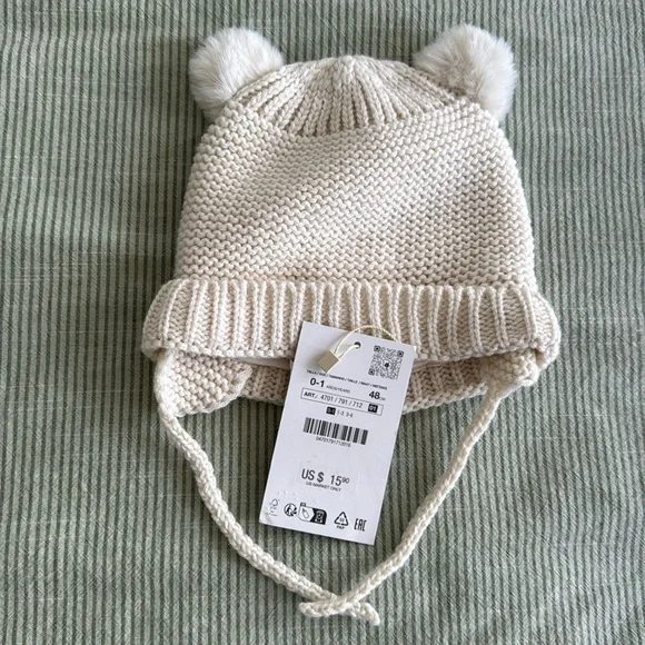 Zara | Accessories | Cap Zara Cream Year Nwt | Poshmark display picture 3